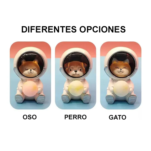 Miniatura 11 de Lampara Luz Nocturna Animales Astronauta